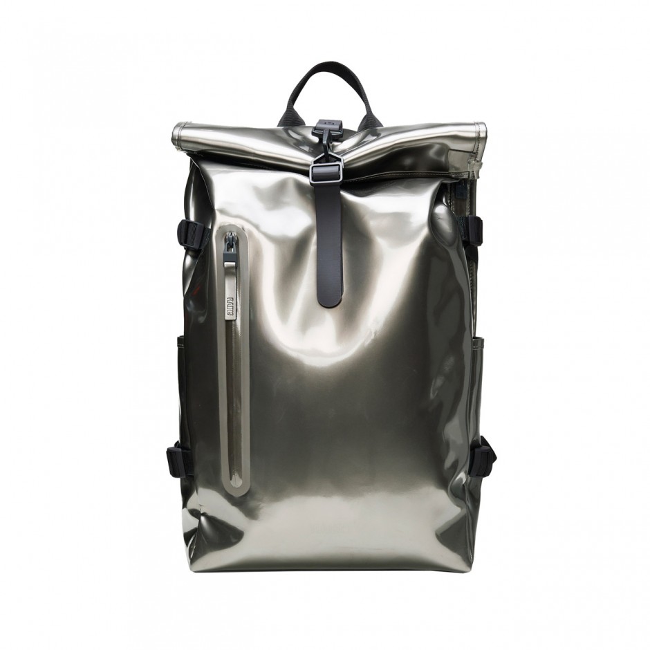 Τσάντα Πλάτης Γκρι - Rains Rolltop Rucksack Large