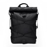 RAINS CORD ROLLTOP BACKPACK 14480-01 Black Image 