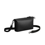 GASTON LUGA LIGHTWEIGHT DUOSEAL CROSSBODY LWDSCBBK-BLACK Black Image 0