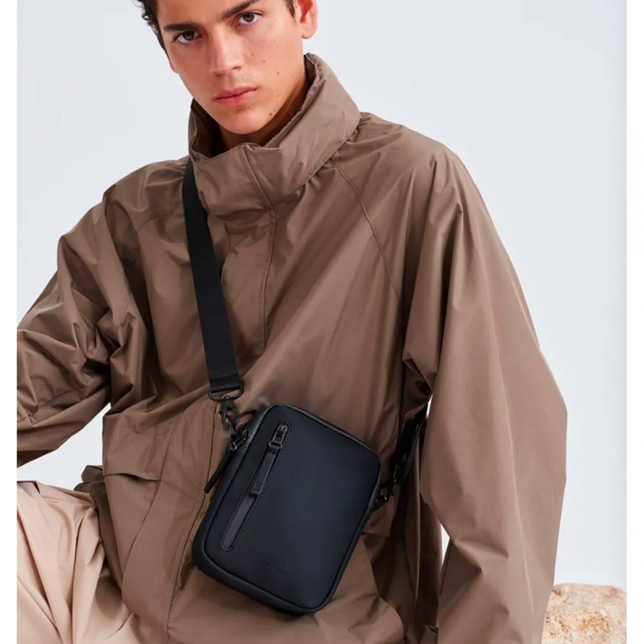 Τσάντα Crossbody Μαύρη - Gaston Luga Dash Verti