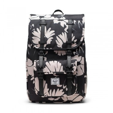 HERSCHEL LITTLE AMERICA MID BACKPACK 11391-06917 White-Black
