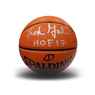 Signed Ball by Nick Galis - Trace 'N Chase Nick Galis Autographed Authentic Spalding NBA Replica 'HOF 17', Limited To 20