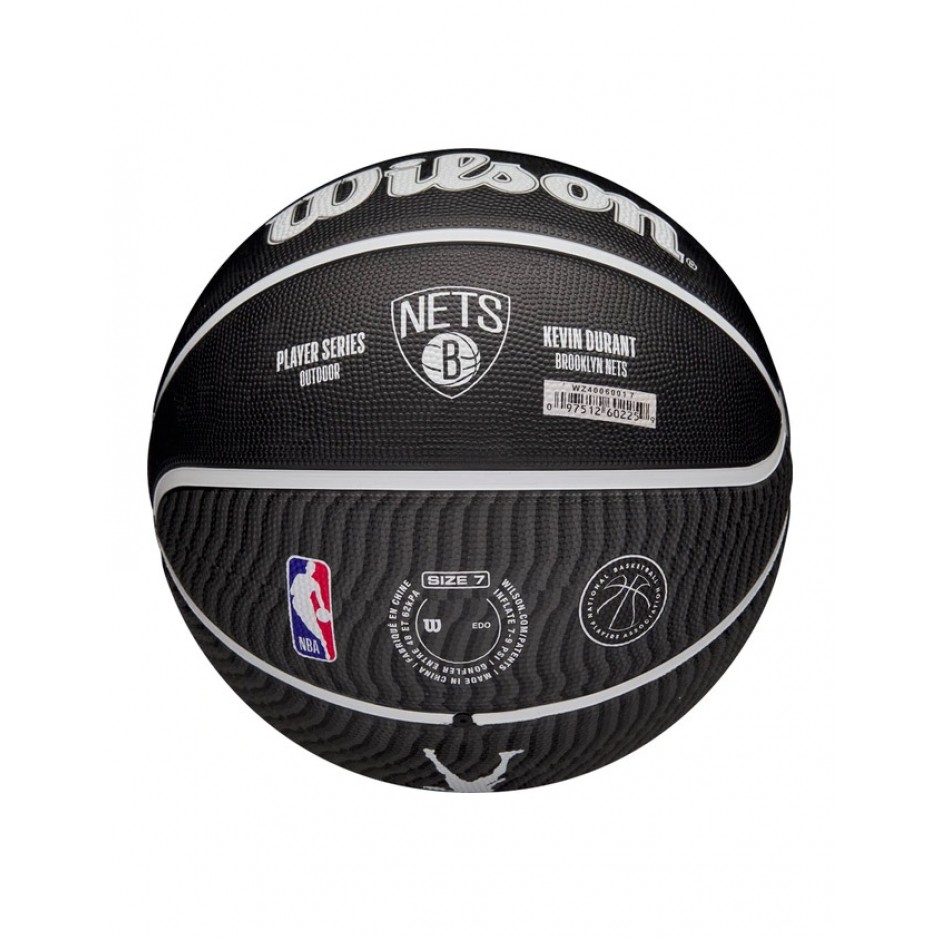 WILSON NBA PLAYER ICON - OUTDOOR - SIZE 7  KEVIN WZ4006001XB7 Black