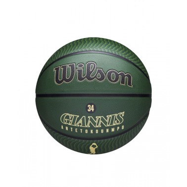Μπάλα Μπάσκετ WILSON NBA PLAYER ICON - OUTDOOR - SIZE 7  GIANNIS Πράσινο WZ4006201XB7 