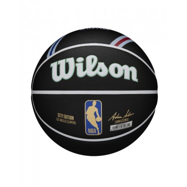 Μπάλα Μπάσκετ WILSON NBA TEAM CITY COLLECTOR BSKT LA CLIPPE 7 Μαύρο WZ4016413XB7 