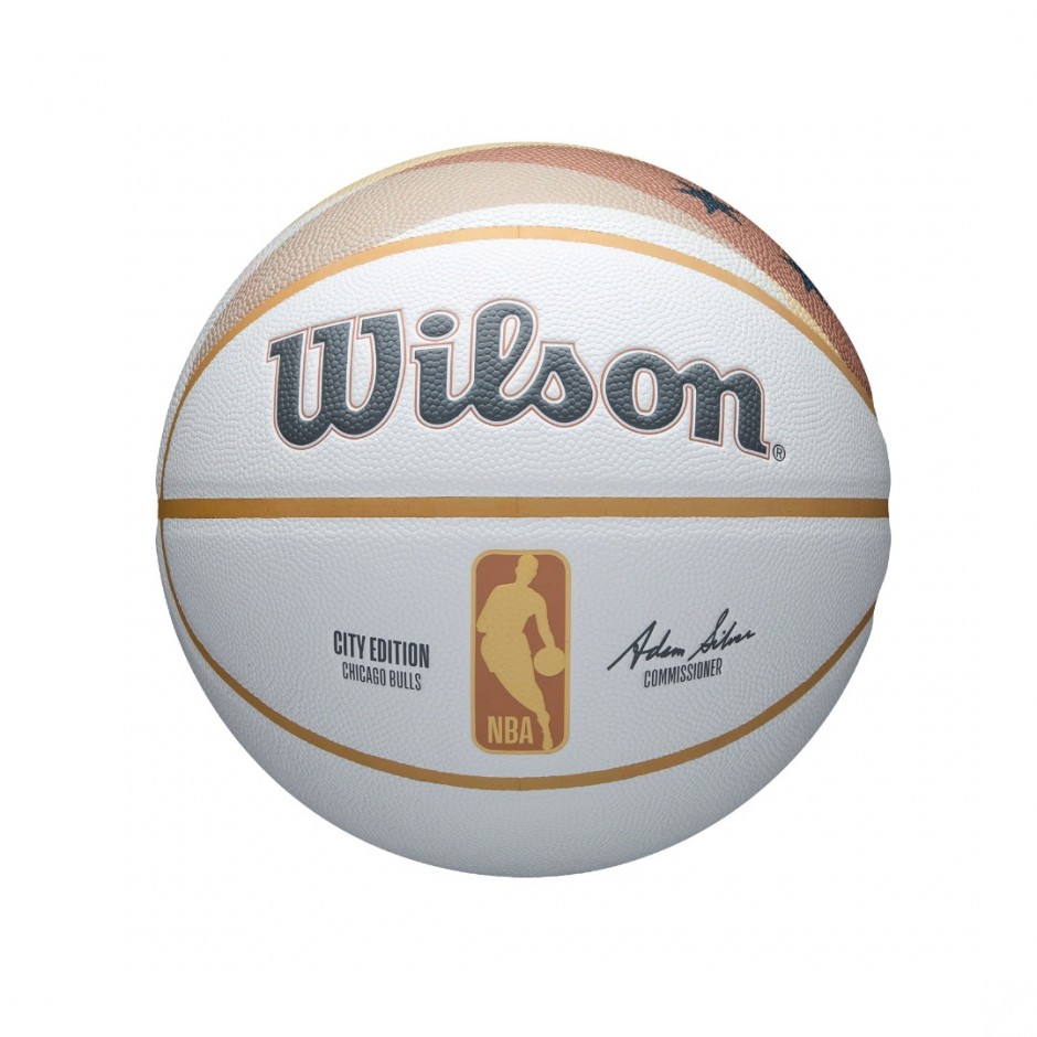 WILSON 2024 NBA TEAM CITY COLLECTOR CHI BULL 7 WZ4033805XB7 White