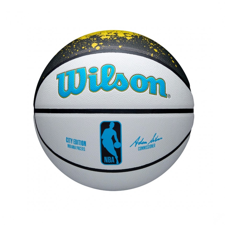 WILSON 2024 NBA TEAM CITY COLLECTOR IND PACE 7 WZ4033812XB7 White