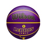 Μπάλα Μπάσκετ Μωβ - Wilson NBA Player Icon LeBron Εικόνα 