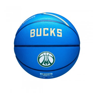 WILSON 2024 NBA TEAM CITY COLLECTOR MIL BUCKS 7 WZ4033817XB7 Blue