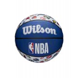 WILSON NBA ALL TEAM BSKT RWB SZ7 SIZE 7 WTB1301XBNBA Ο-C Εικόνα 