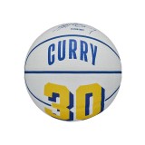WILSON NBA PLAYER ICON MINI BSKT CURRY SIZE 3 WZ4007401XB3 White Image 