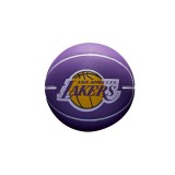 WILSON NBA DRIBBLER BSKT LA LAKERS MINI WTB1100PDQLAL Purple Image 0
