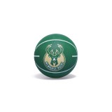 WILSON NBA DRIBBLER BSKT MIL BUCKS ΜΙΝΙ WTB1100PDQMIL Green Image 