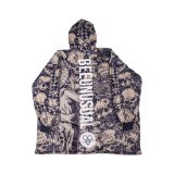 BEE UNUSUAL BEES ARE NOT DEAD HOODED PONCHO BLANKET HH-257426-MULTI Colorful Image 0