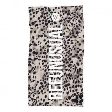 BEE UNUSUAL LYNX BEACH TOWEL ASW-232339-GREY Grey