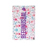 BEE UNUSUAL FLOWERS BEACH TOWEL ASW-240022-MULTICOLOR Colorful Image 