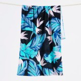 SLOWTIDE PRINTED BEACH TOWELS  MAUKA (BLACK) STRP008-BLACK Colorful Image 0