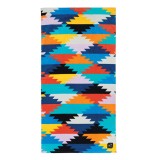 SLOWTIDE PRINTED BEACH TOWELS  STACKED (DEEP PACIFIC) STRP016-DEEP PACIFIC Colorful Image 