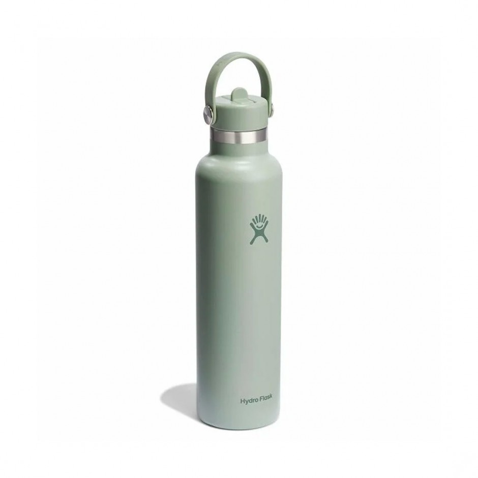 HYDRO FLASK 21 OZ (621 ml) STANDARD FLEX STRAW CAP BOTANICAL BLISS AGAVE S21CFS377P-AGAVE Κhaki