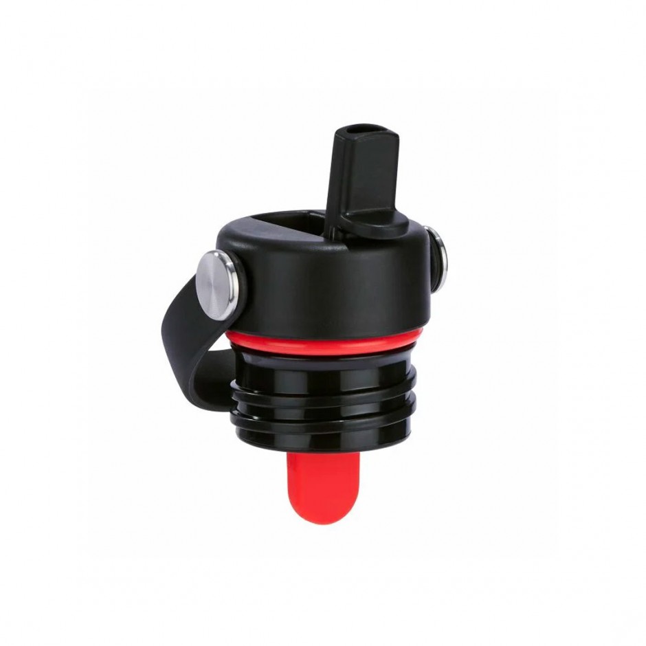 Παγούρι Θερμός Μαύρο - Hydro Flask 21 oz Standard Mouth With Flex Straw Cap