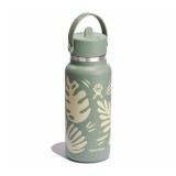 HYDRO FLASK 32 OZ (946 ml) WIDE FLEX STRAW CAP BOTANICAL BLISS AGAVE W32CFS377P-AGAVE Κhaki Image 0