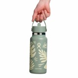 HYDRO FLASK 32 OZ (946 ml) WIDE FLEX STRAW CAP BOTANICAL BLISS AGAVE W32CFS377P-AGAVE Κhaki Image 1