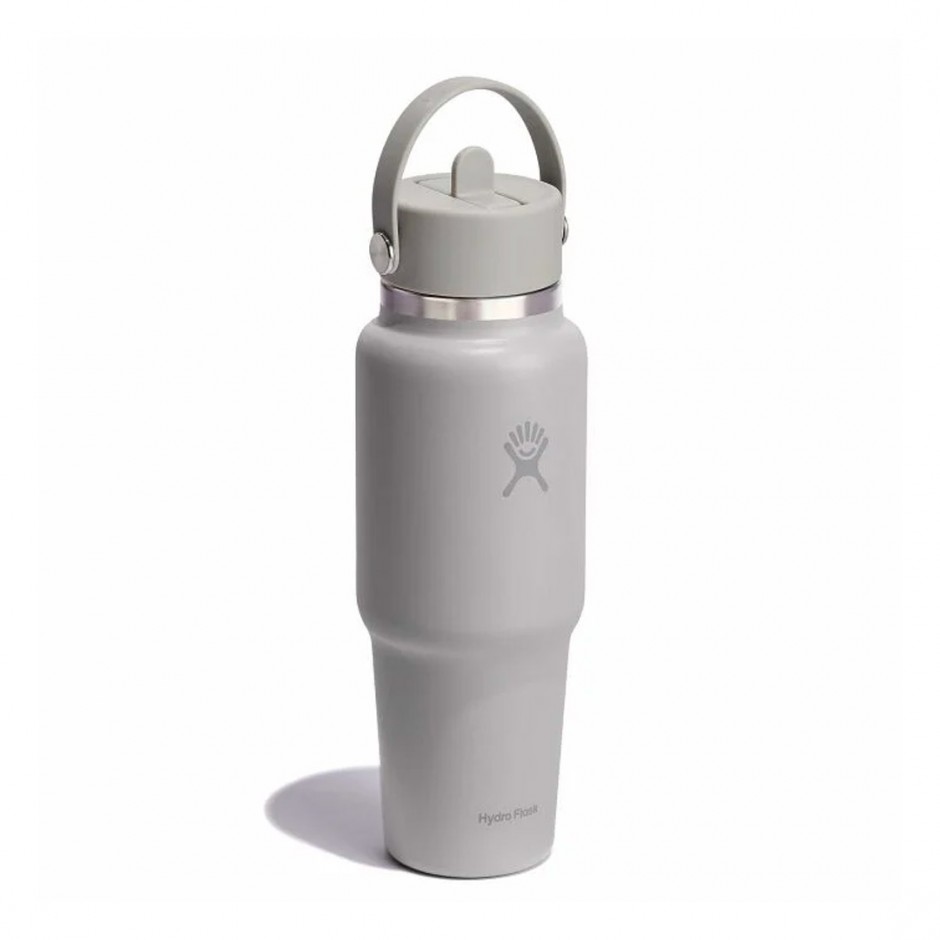 HYDRO FLASK 32 OZ (946 ml) WIDE FLEX STRAW TRAVEL BOTTLE BIRCH WT32CFS035-BIRCH Grey