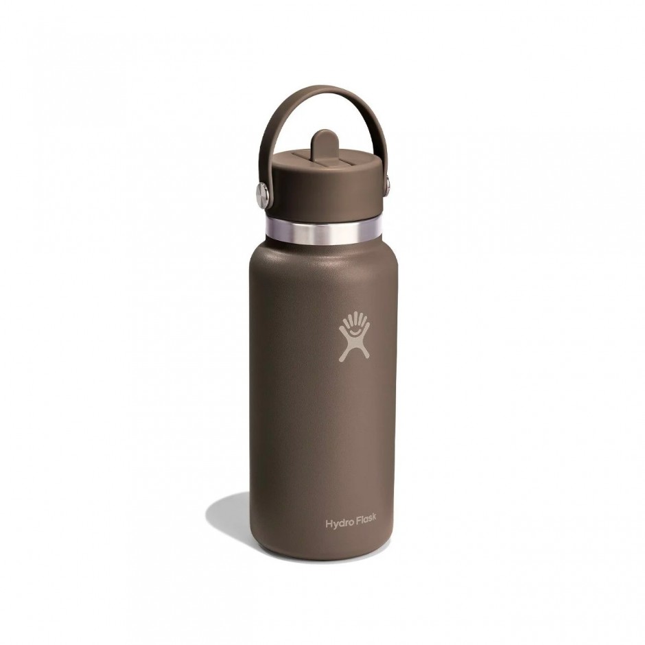 Παγούρι Θερμός Καφέ - Hydro Flask 32 oz Wide Mouth With Flex Straw Cap
