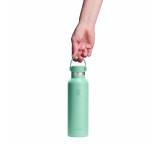Thermos Bottle Turquoise - Hydro Flask 21 oz Standard Mouth Flex Cap Image 1