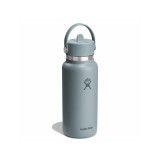 Thermos Bottle Grey - Hydro Flask 32 oz Wide Mouth Flex Cap Image 0