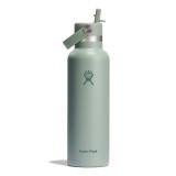 HYDRO FLASK 21 OZ (621 ml) STANDARD FLEX STRAW CAP AGAVE S21CFS374-AGAVE Κhaki Image 