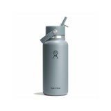 Thermos Bottle Grey - Hydro Flask 32 oz Wide Mouth Flex Cap Image 