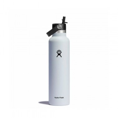 HYDRO FLASK 21 OZ (621 ml)  STANDARD FLEX STRAW CAP WHITE S21FS110-WHITE White