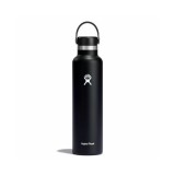 HYDRO FLASK 24 OZ (710 ml) STANDARD FLEX CAP BLACK S24SX001-BLACK Black Image 