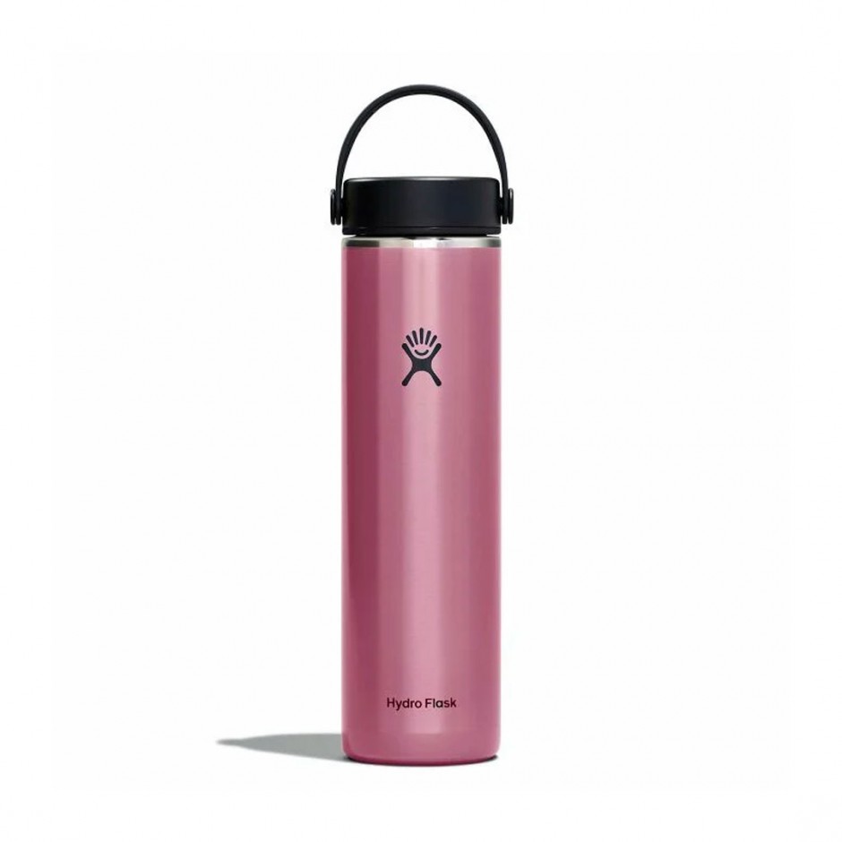 HYDRO FLASK 24 OZ (710 ml)  LIGHTWEIGHT WIDE FLEX CAP B TOURMALINE LW24LWB092-TOURMALINE Pink