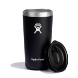 HYDRO FLASK 12 OZ (355 ml) ALL AROUND TUMBLER PRESS-IN LID BLACK T12CPB001-BLACK Black Image 0
