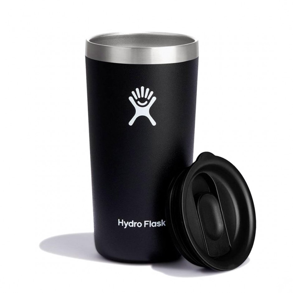 HYDRO FLASK 12 OZ (355 ml) ALL AROUND TUMBLER PRESS-IN LID BLACK T12CPB001-BLACK Black