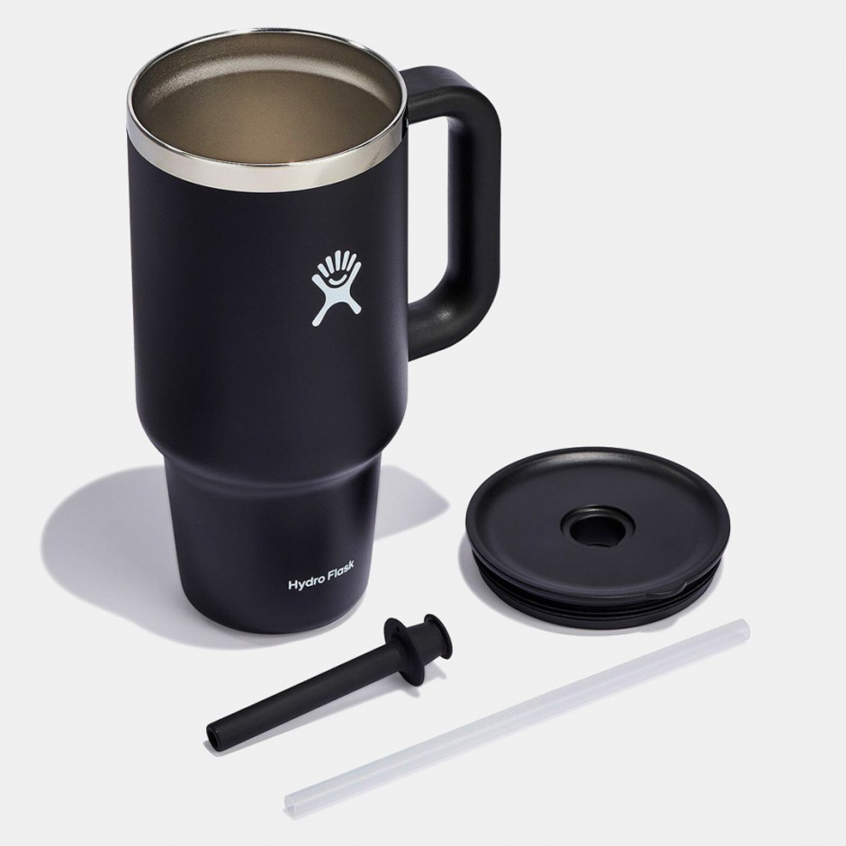 HYDRO FLASK 32 OZ (946ml) ALL AROUND TRAVEL TUMBLER BLACK TT32PS001-BLACK Black