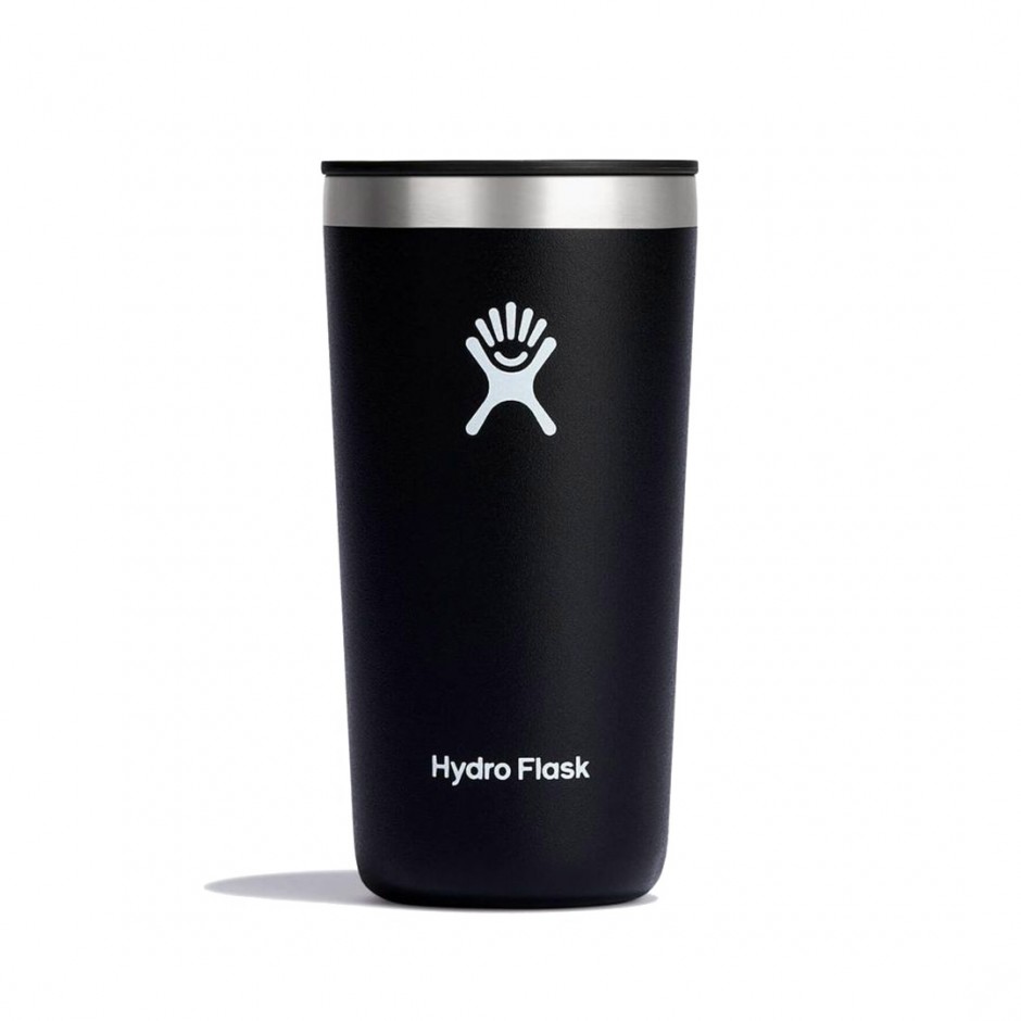 HYDRO FLASK 12 OZ (355 ml) ALL AROUND TUMBLER PRESS-IN LID BLACK T12CPB001-BLACK Black
