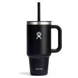 HYDRO FLASK 32 OZ (946ml) ALL AROUND TRAVEL TUMBLER BLACK TT32PS001-BLACK Black Image 