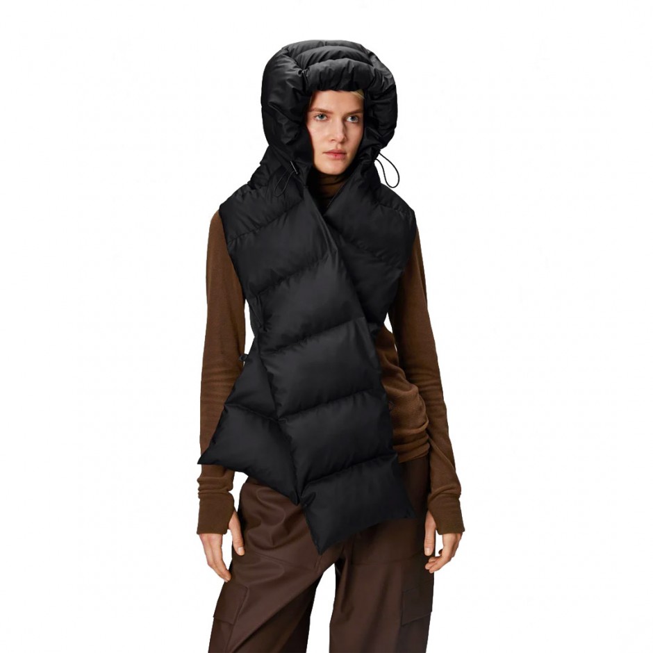 RAINS ALTA VISION PUFFER HOOD W3T3 20390-01 Black