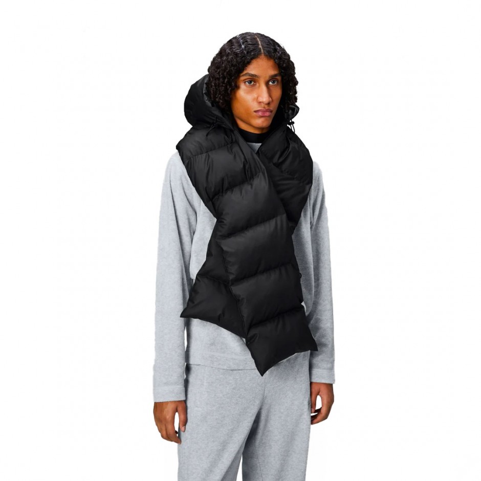 RAINS ALTA VISION PUFFER HOOD W3T3 20390-01 Black