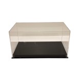 Sneakers Display Case - Trace 'N Chase Acrylic Low Sneaker Display Case With Black Base Image 3