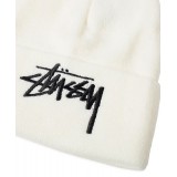 STUSSY BIG STOCK CUFF BEANIE 132985-OFF WHITE Λευκό Εικόνα 1