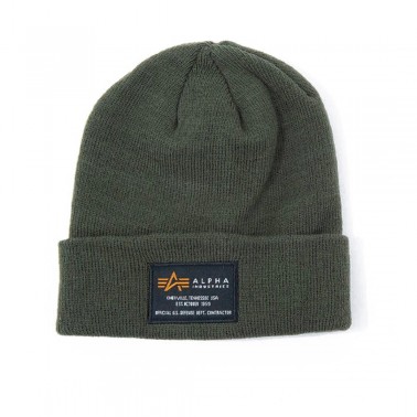 ALPHA INDUSTRIES CREW BEANIE 128924-257 Κhaki