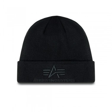 ALPHA INDUSTRIES 3D BEANIE 168910-03 Black