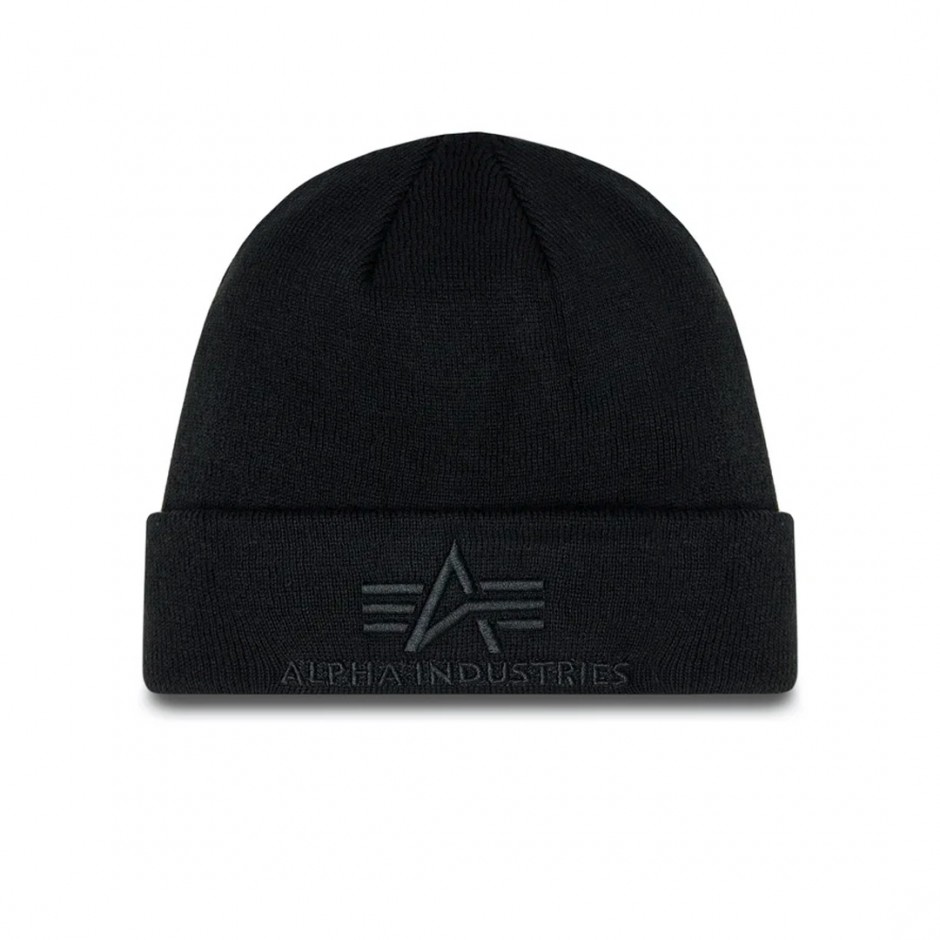 ALPHA INDUSTRIES 3D BEANIE 168910-03 Black