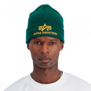 ALPHA INDUSTRIES 3D BEANIE 168910-720 Petrol