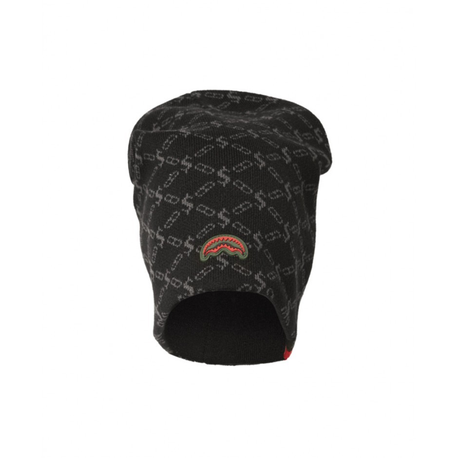 SPRAYGROUND THE GODFATHER SLOUCH BEANIE HW352 Coal