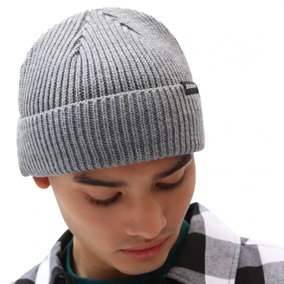DICKIES WOODWORTH BEANIE DK0A4X7YGYM-GYM Grey